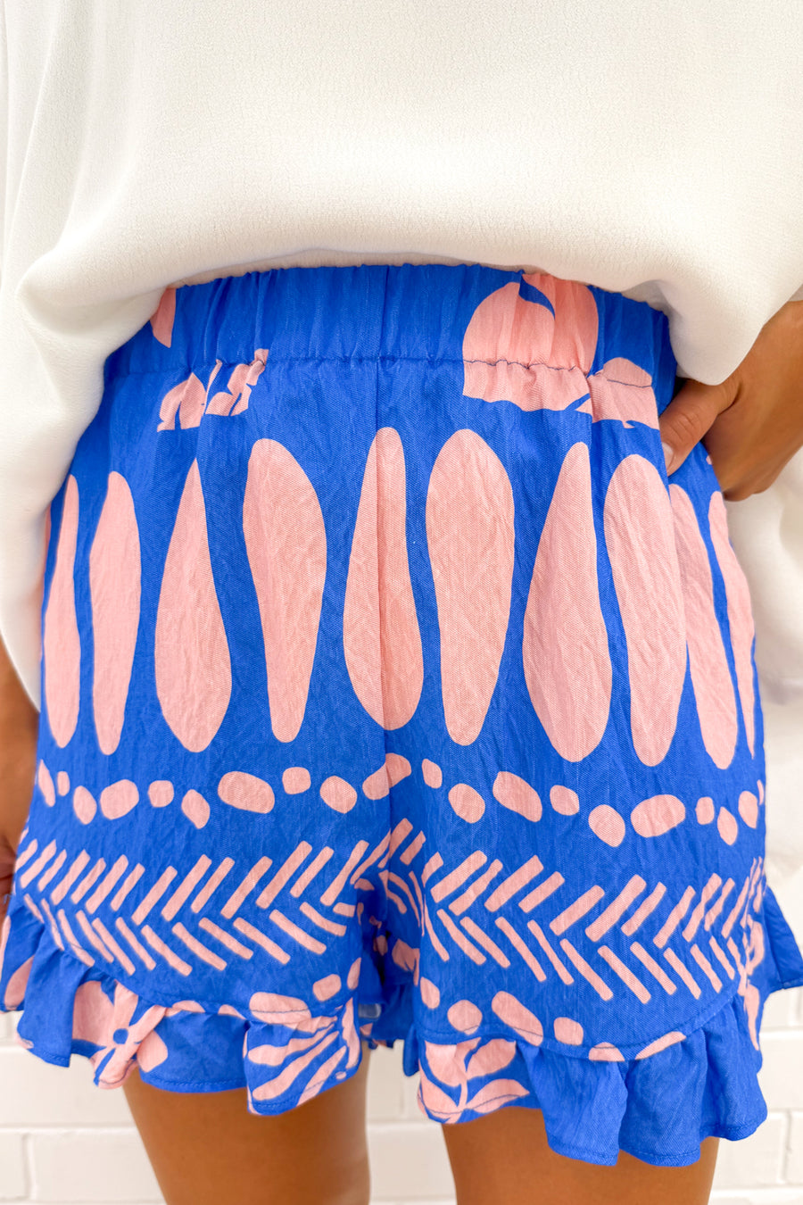 Blue Pink Print