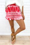 Pink Red Print