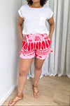Pink Red Print