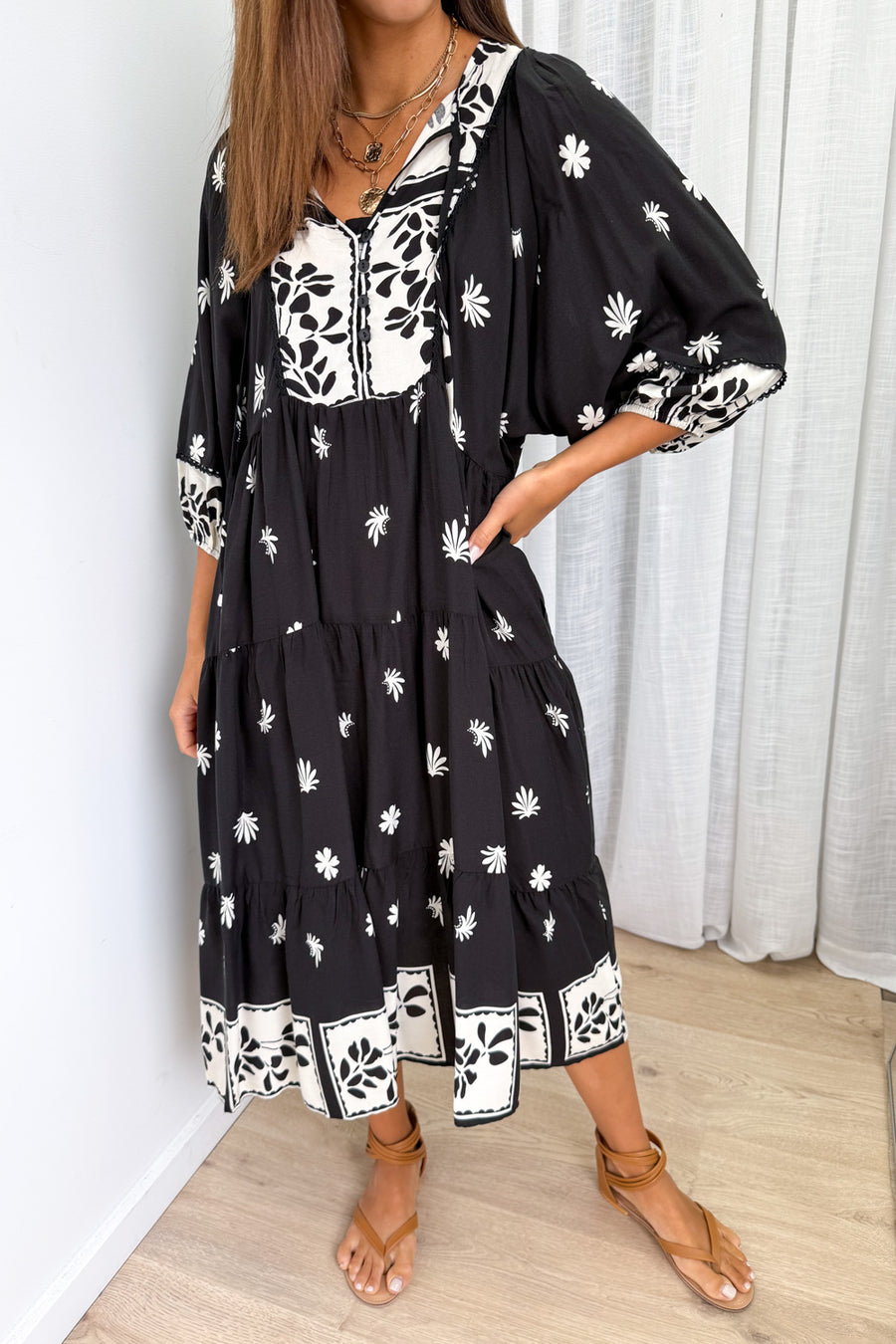 Black White Boho