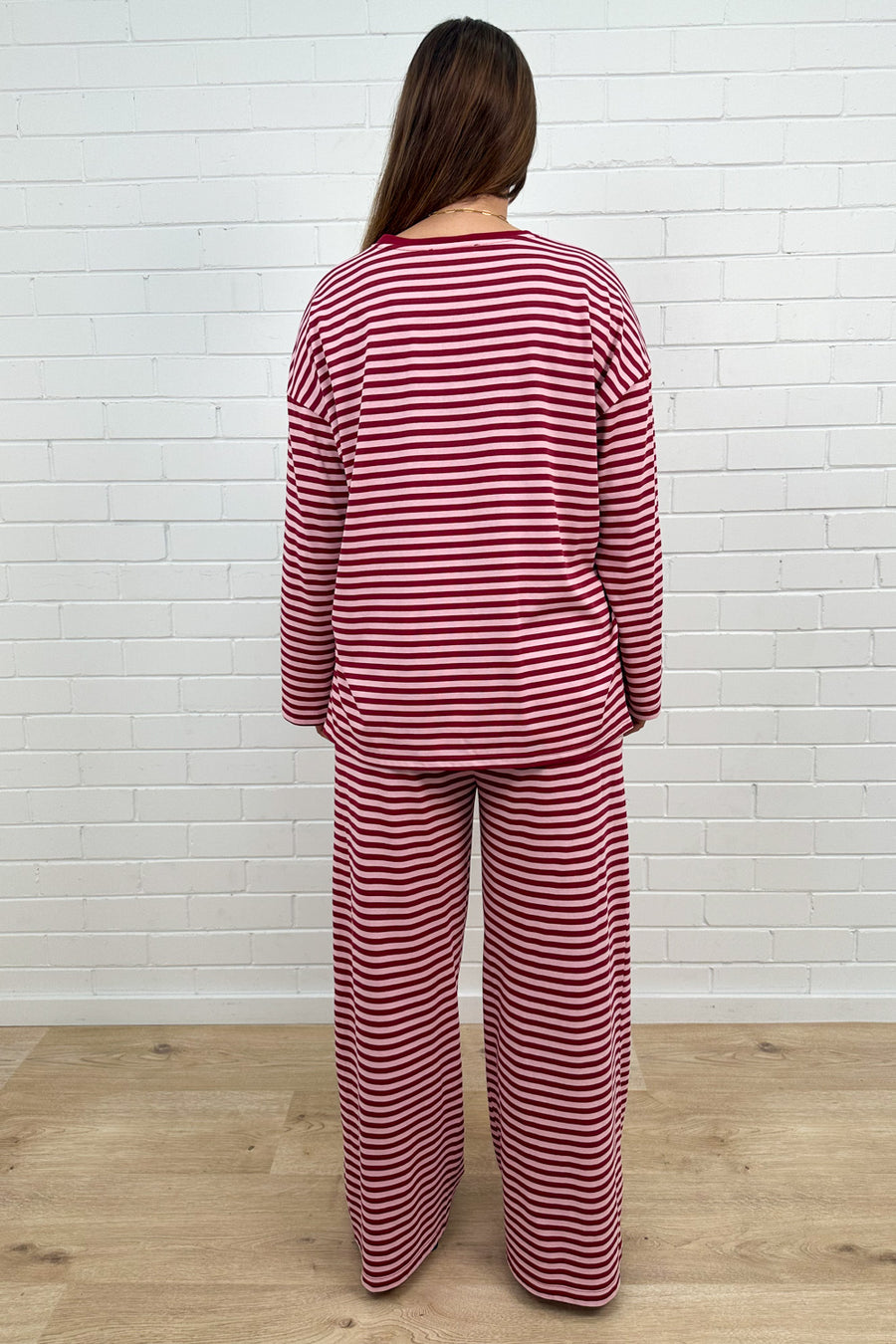 Burgundy Stripe