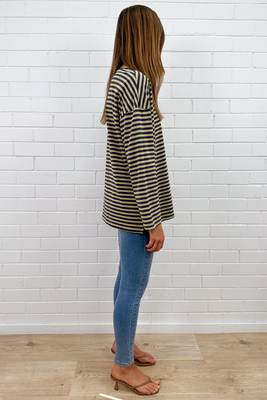 Washed Yellow Stripe