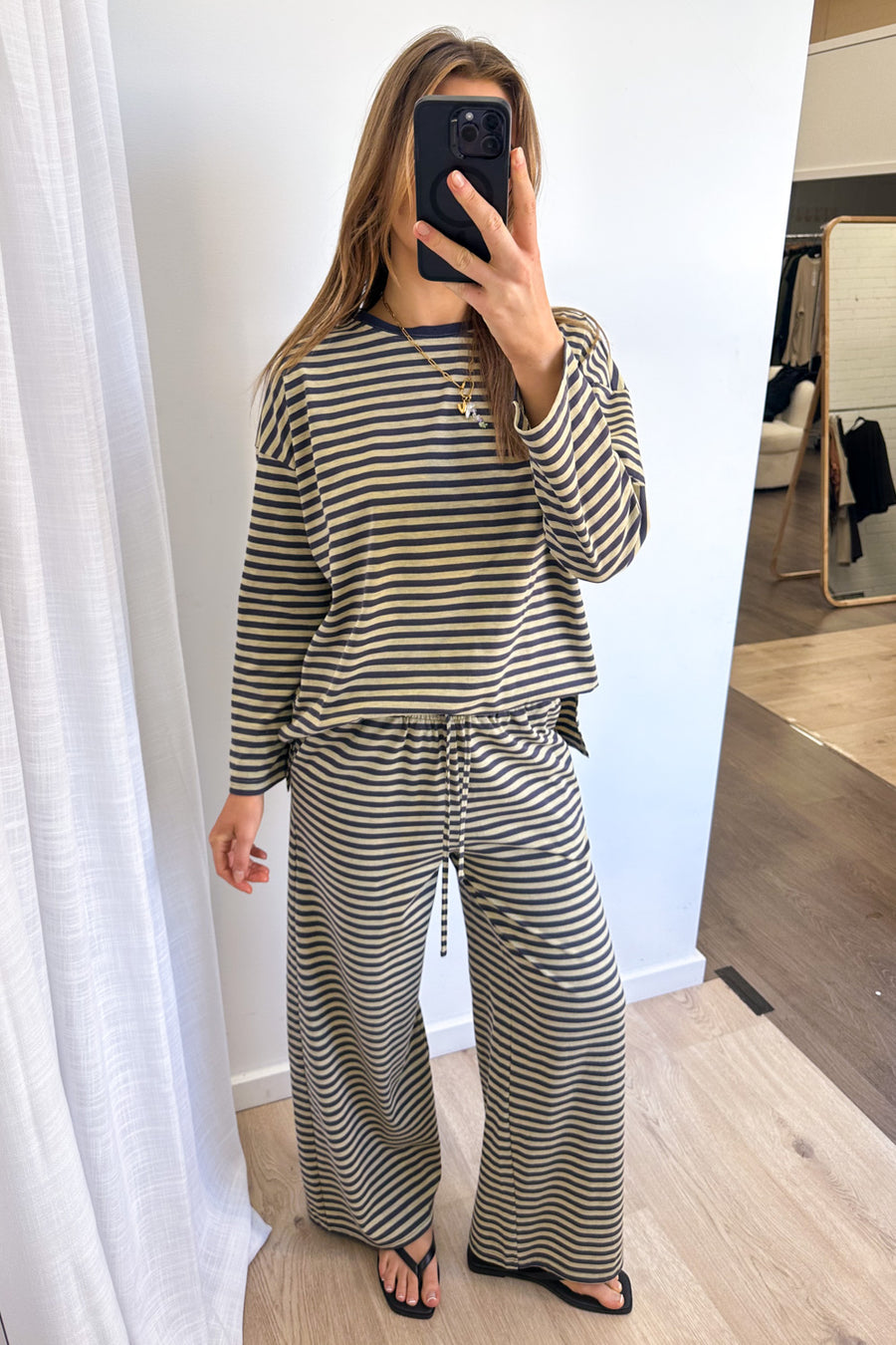 Washed Yellow Stripe
