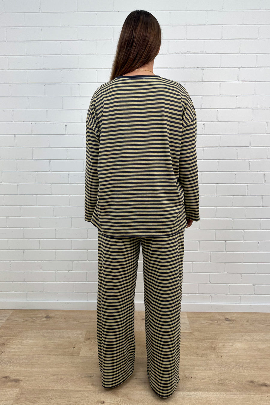Washed Yellow Stripe