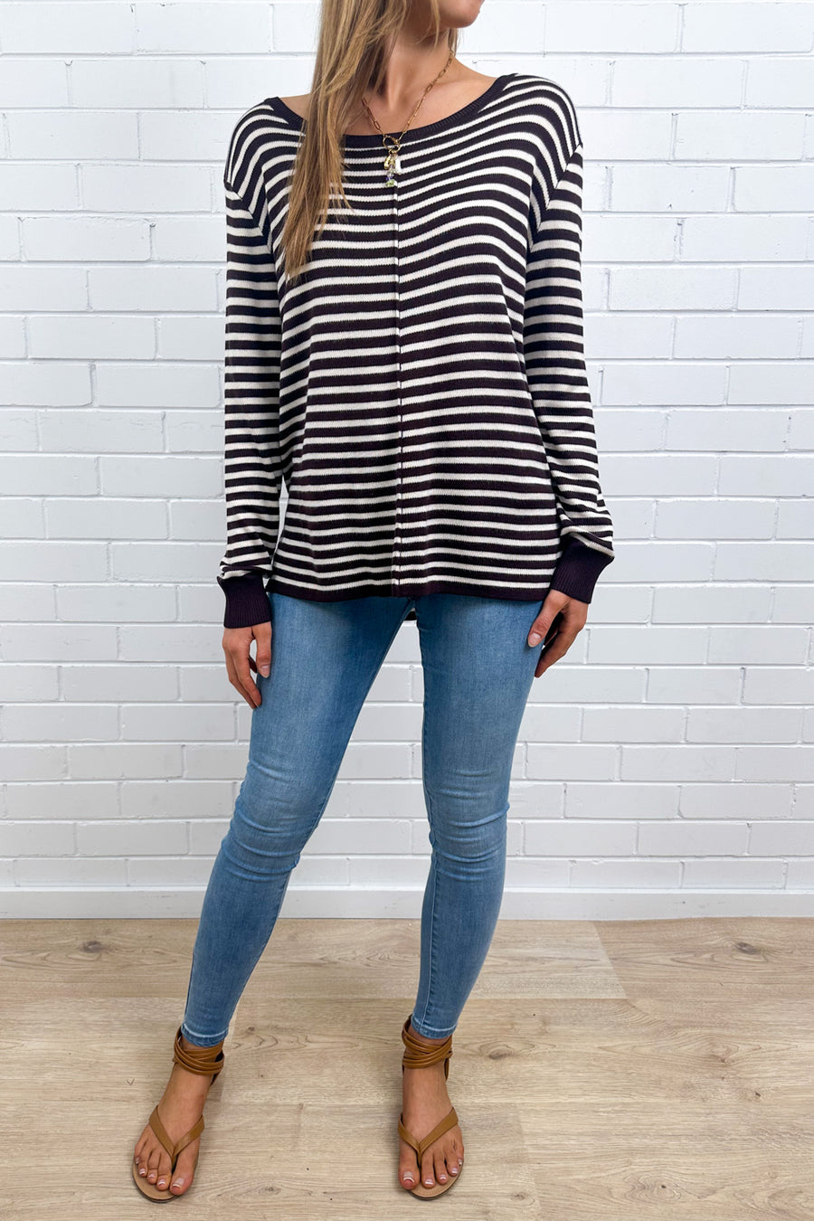 Chocolate White Stripe