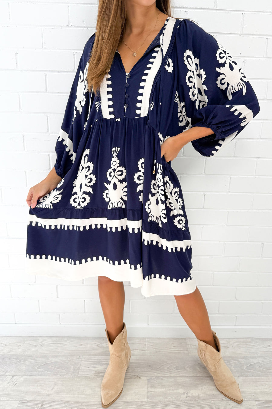 Navy Boho