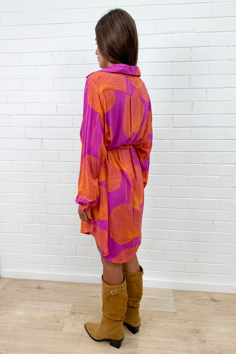 Purple Orange Palm