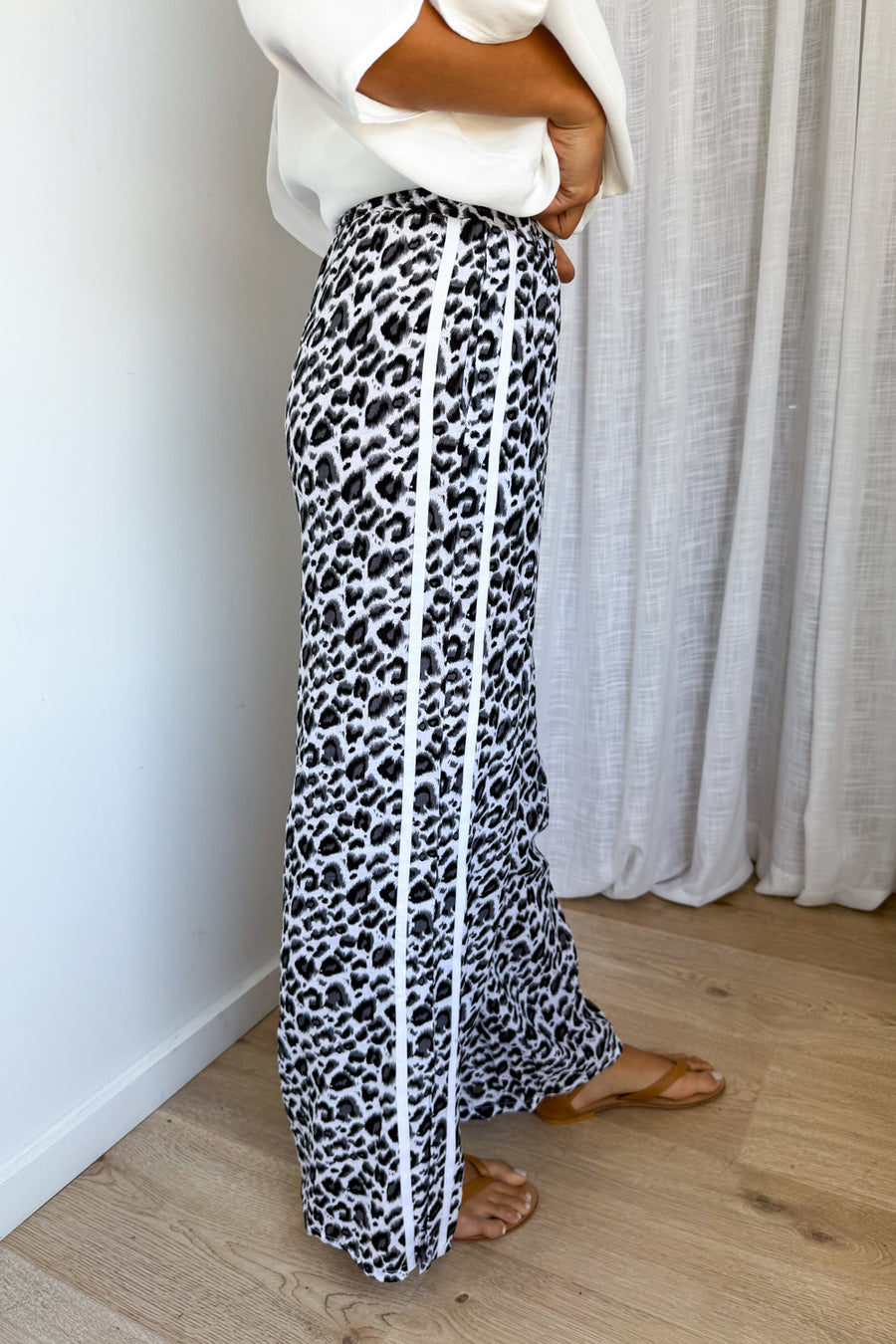 White Grey Leopard
