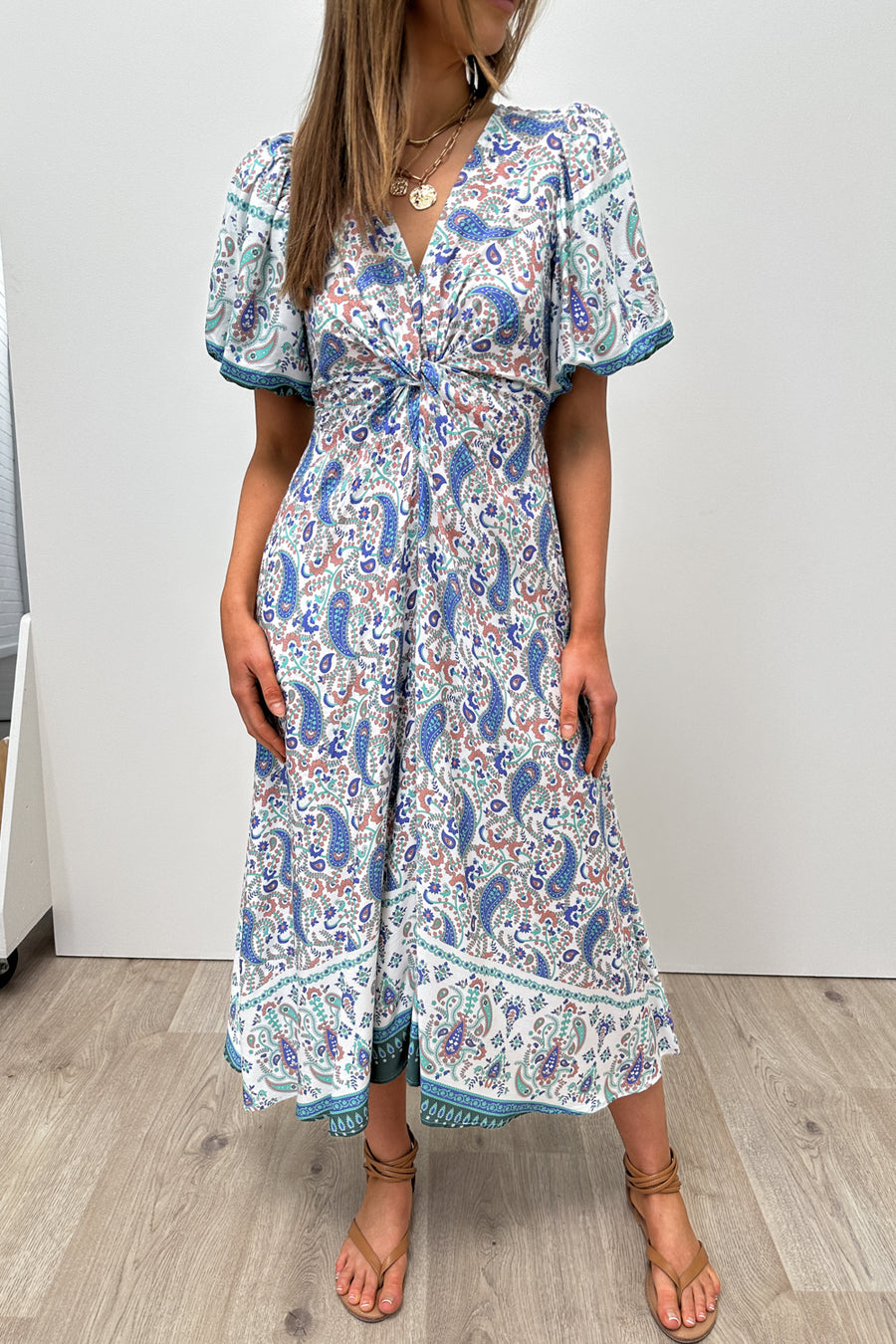 Blue Paisley Print