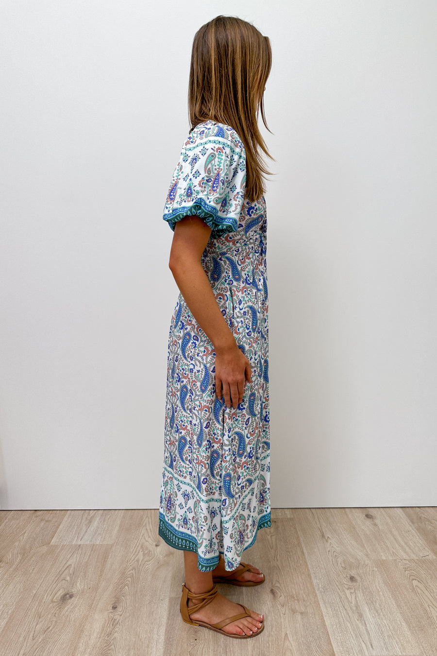 Blue Paisley Print