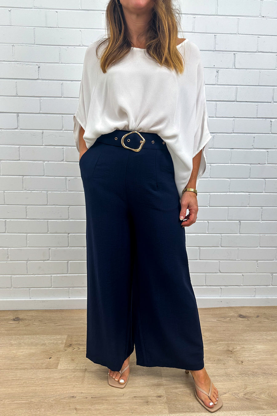 Pernille Pants Petite - Navy
