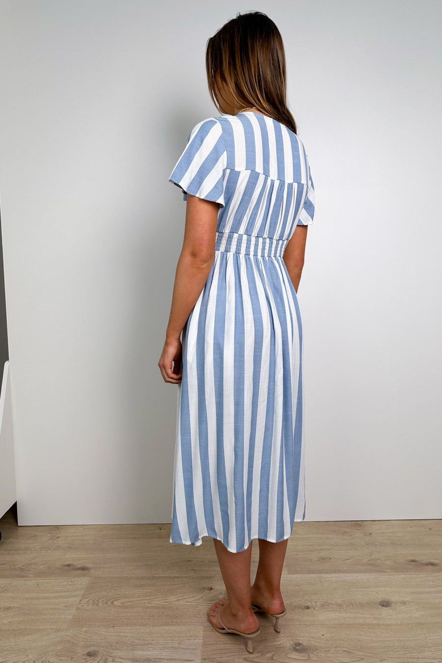 Blue White Stripe