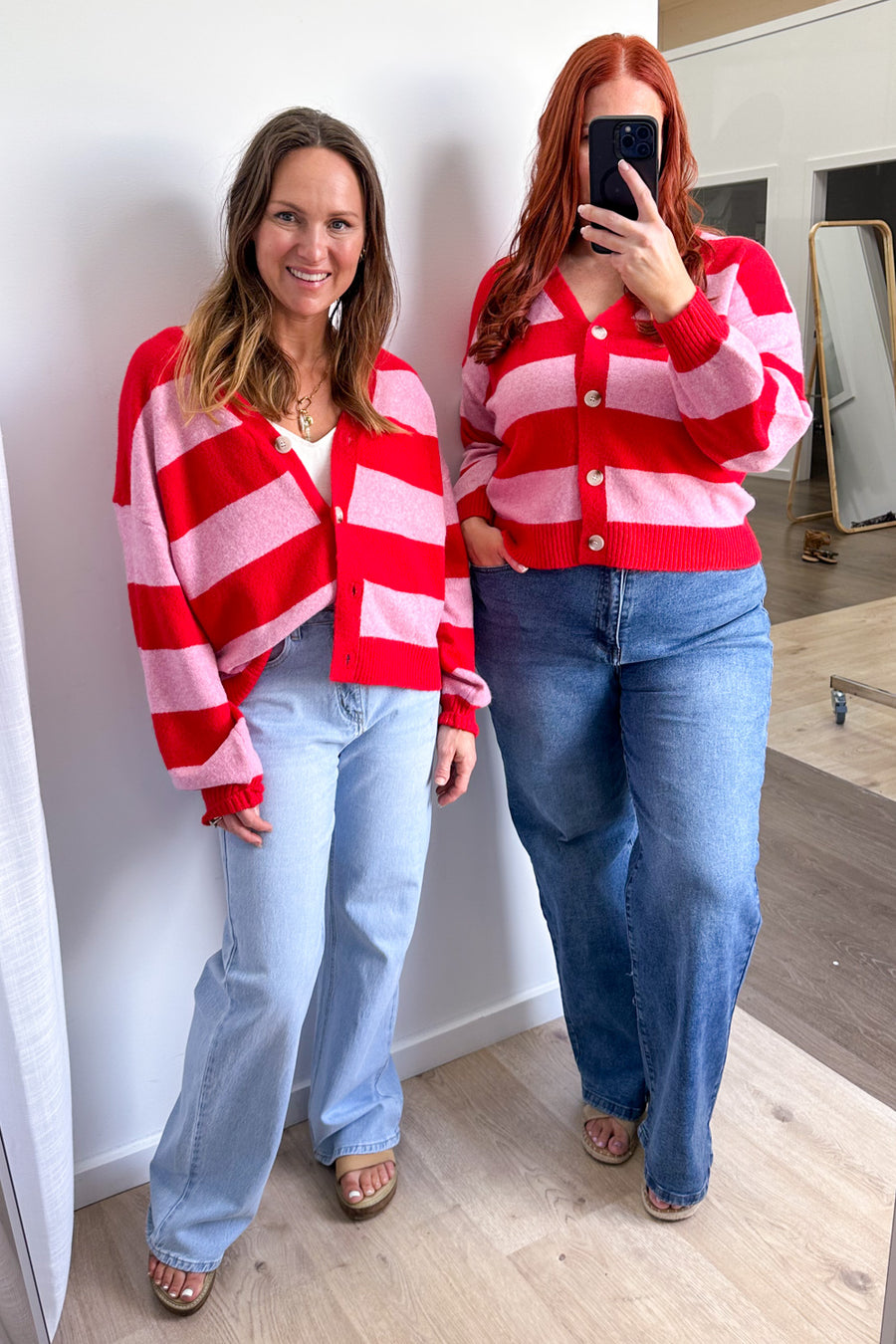 Pink Red Stripe