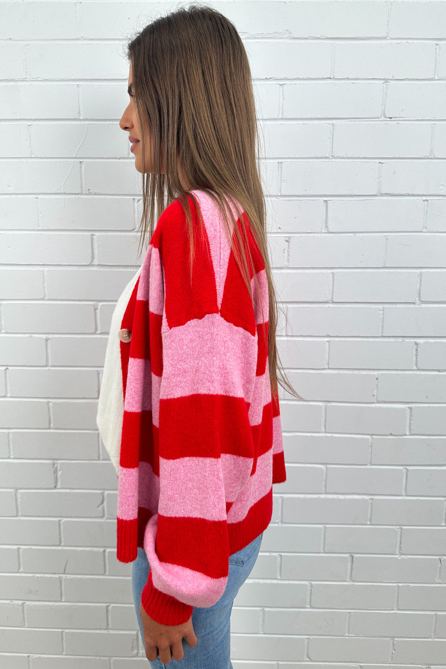 Pink Red Stripe