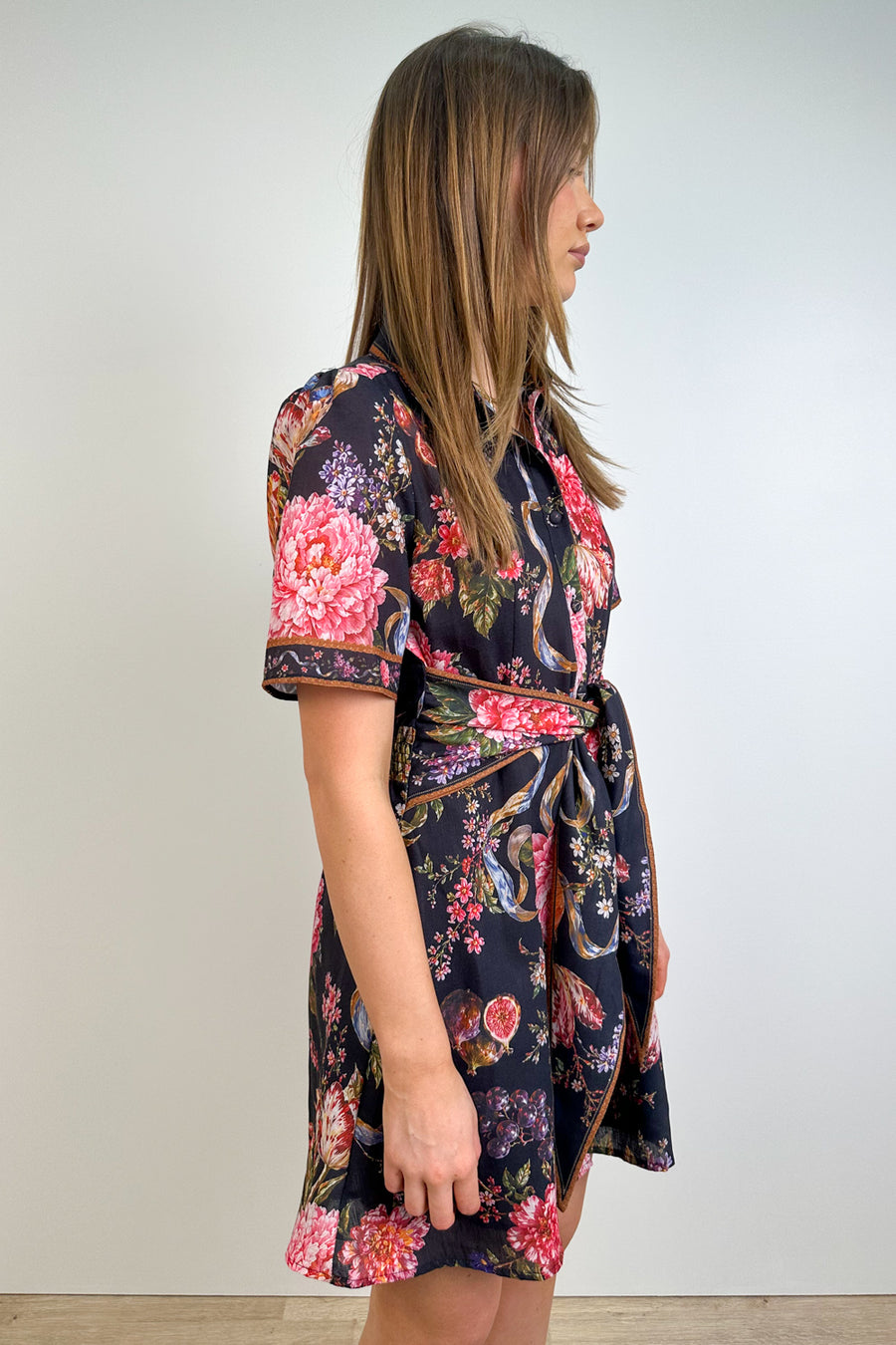 Black Floral Print