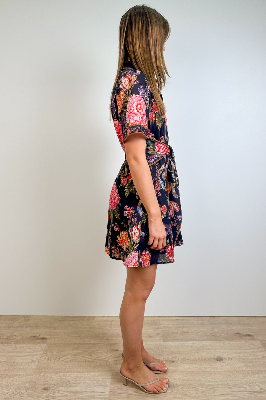 Black Floral Print