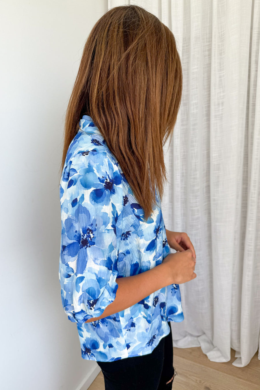 Blue Watercolour Floral