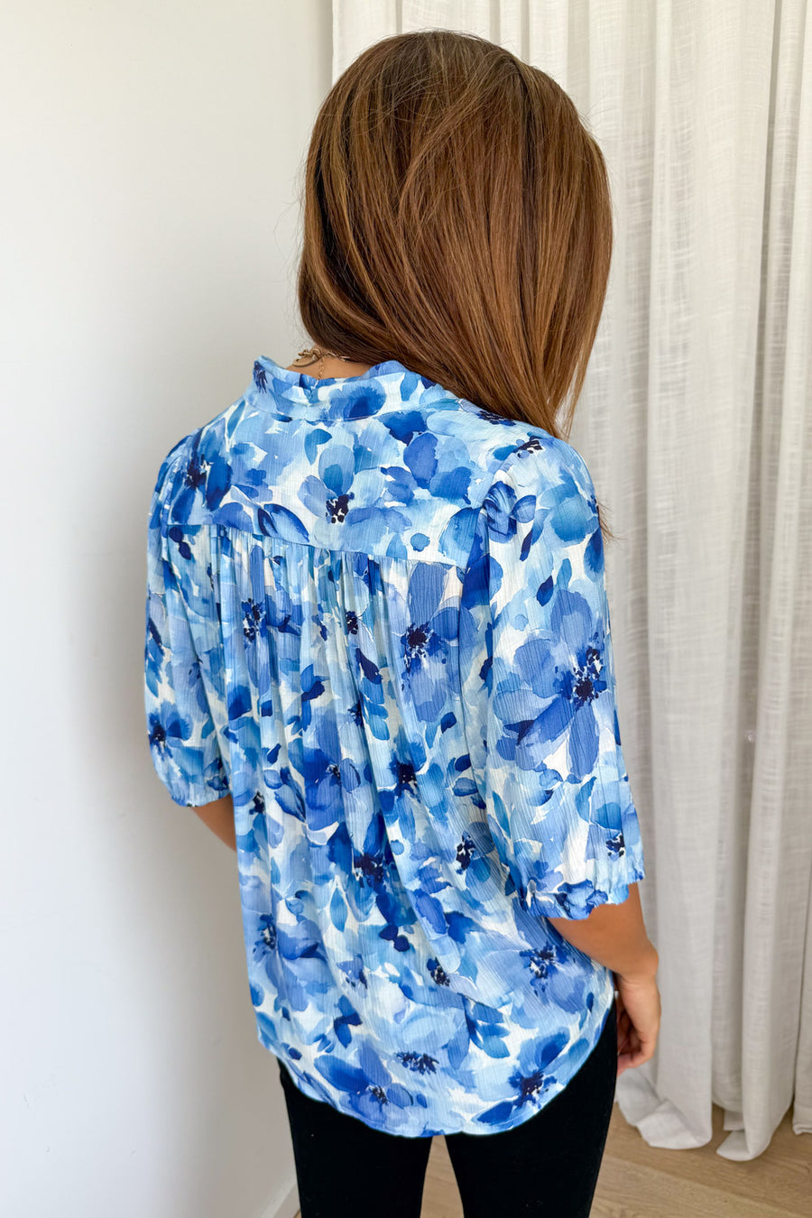 Blue Watercolour Floral