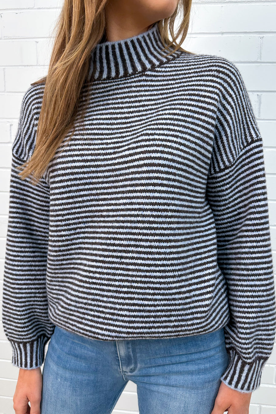 Blue Chocolate Stripe