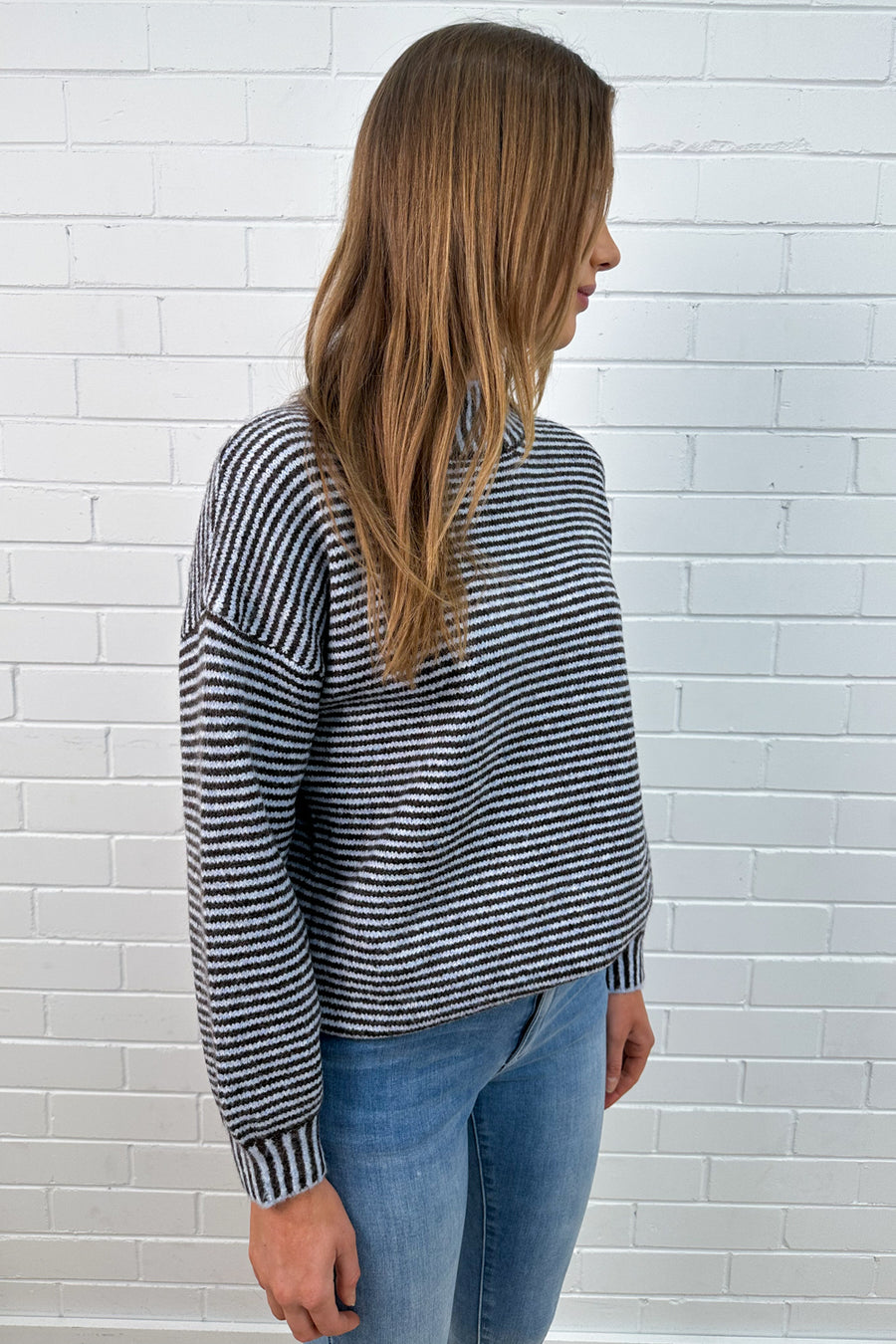 Blue Chocolate Stripe
