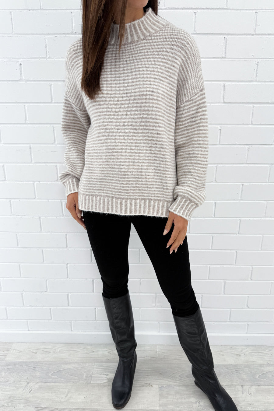 Natural White Stripe