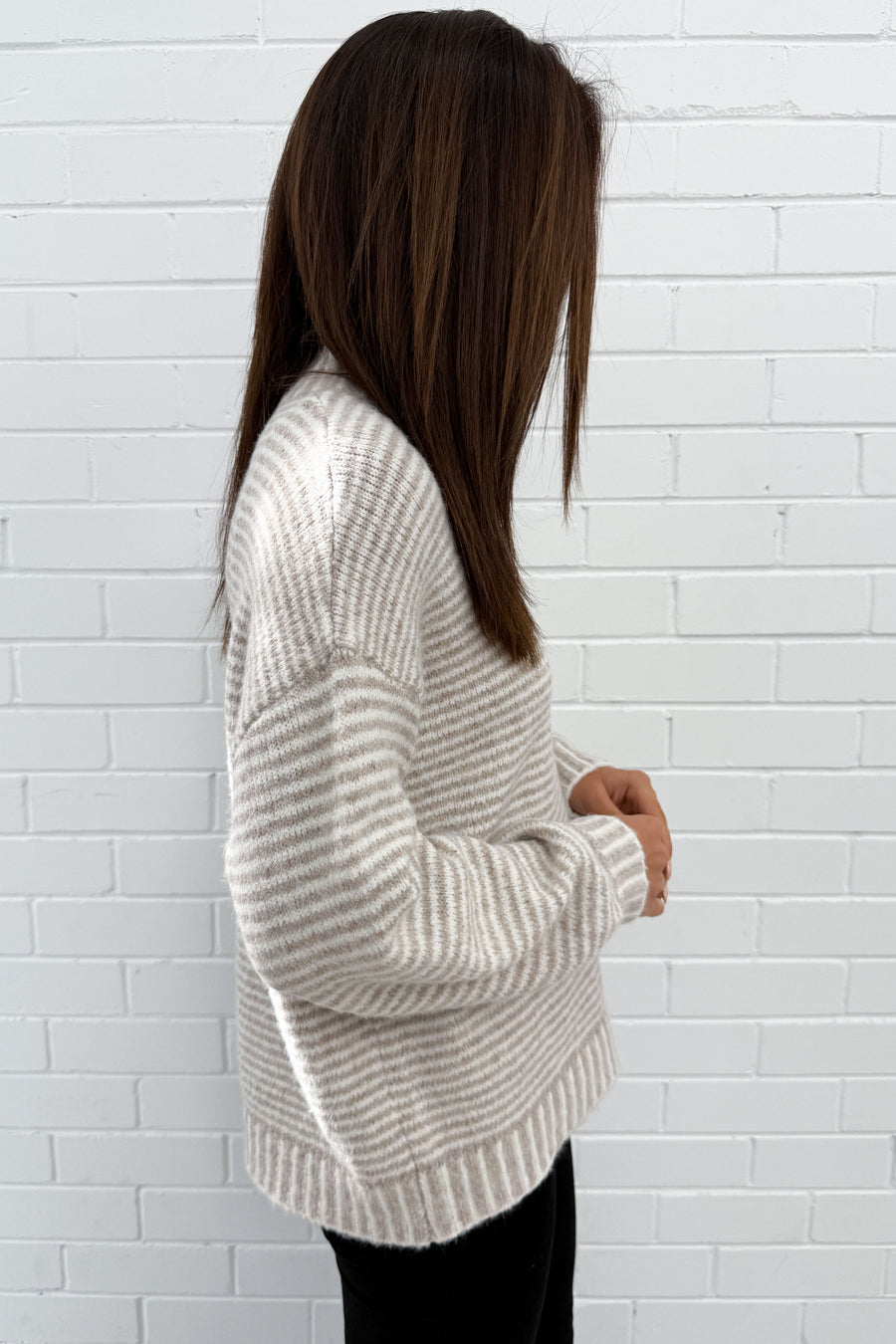 Natural White Stripe