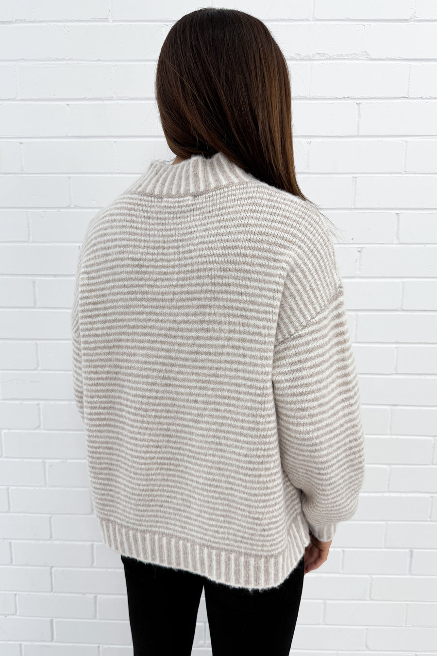 Natural White Stripe
