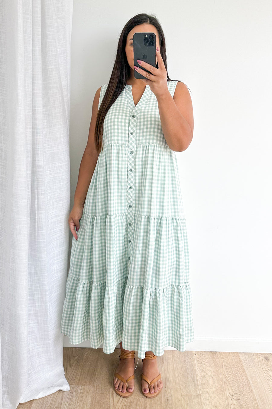 Green Gingham