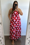 Pink Red Print