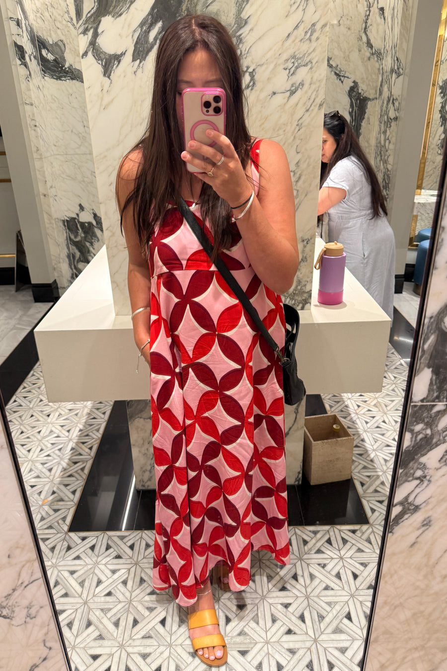 Pink Red Print