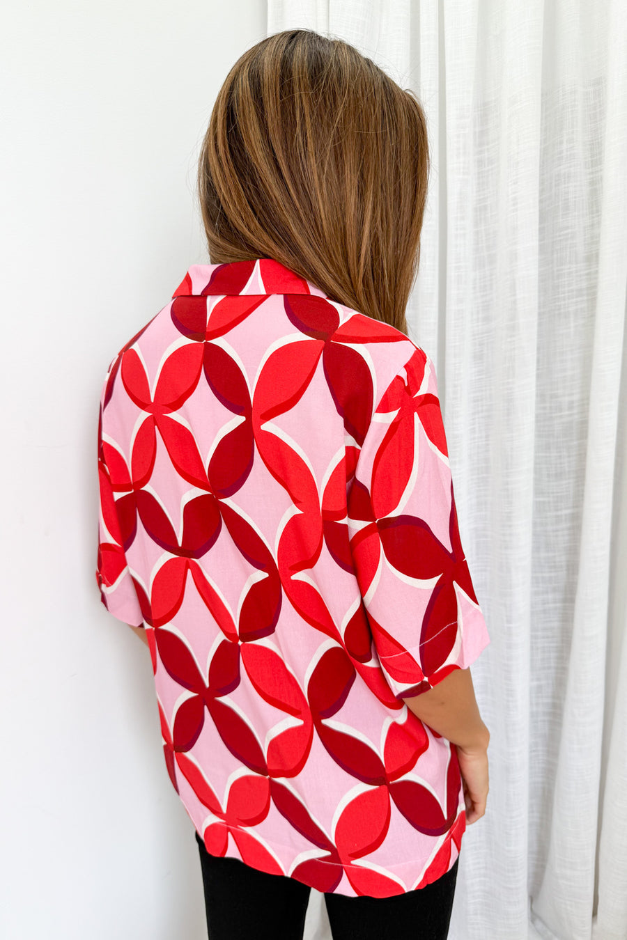 Pink Red Print