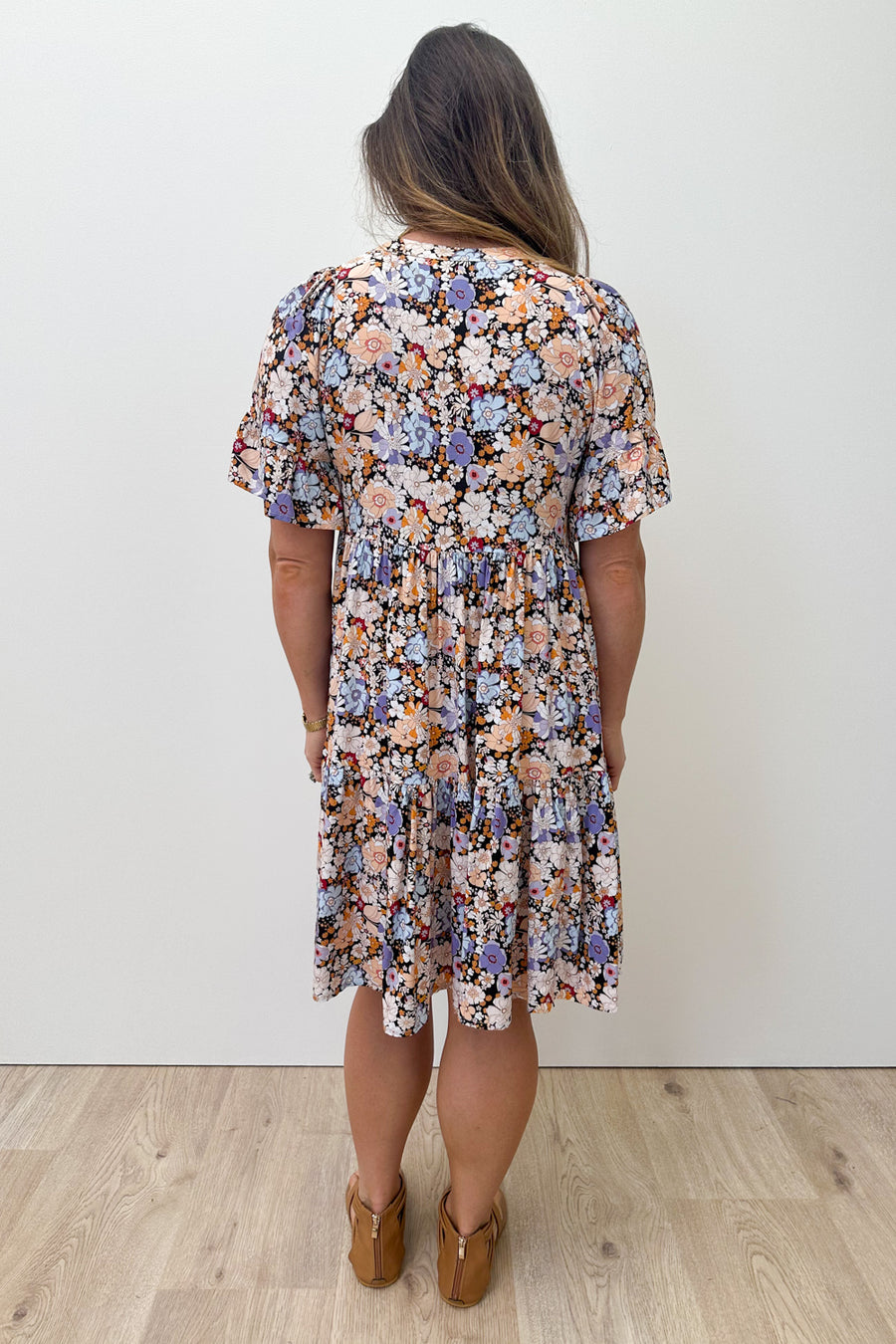 Black Multi Floral