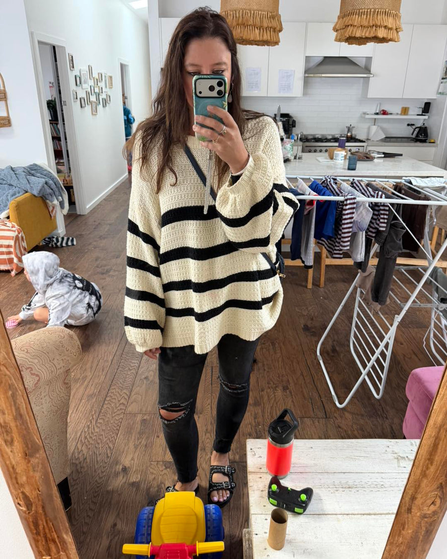 Rowan Knit - Cream Black