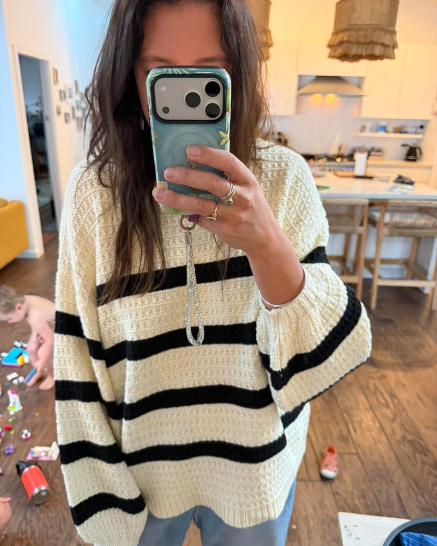 Cream Black
