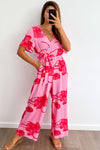 Pink Red Floral