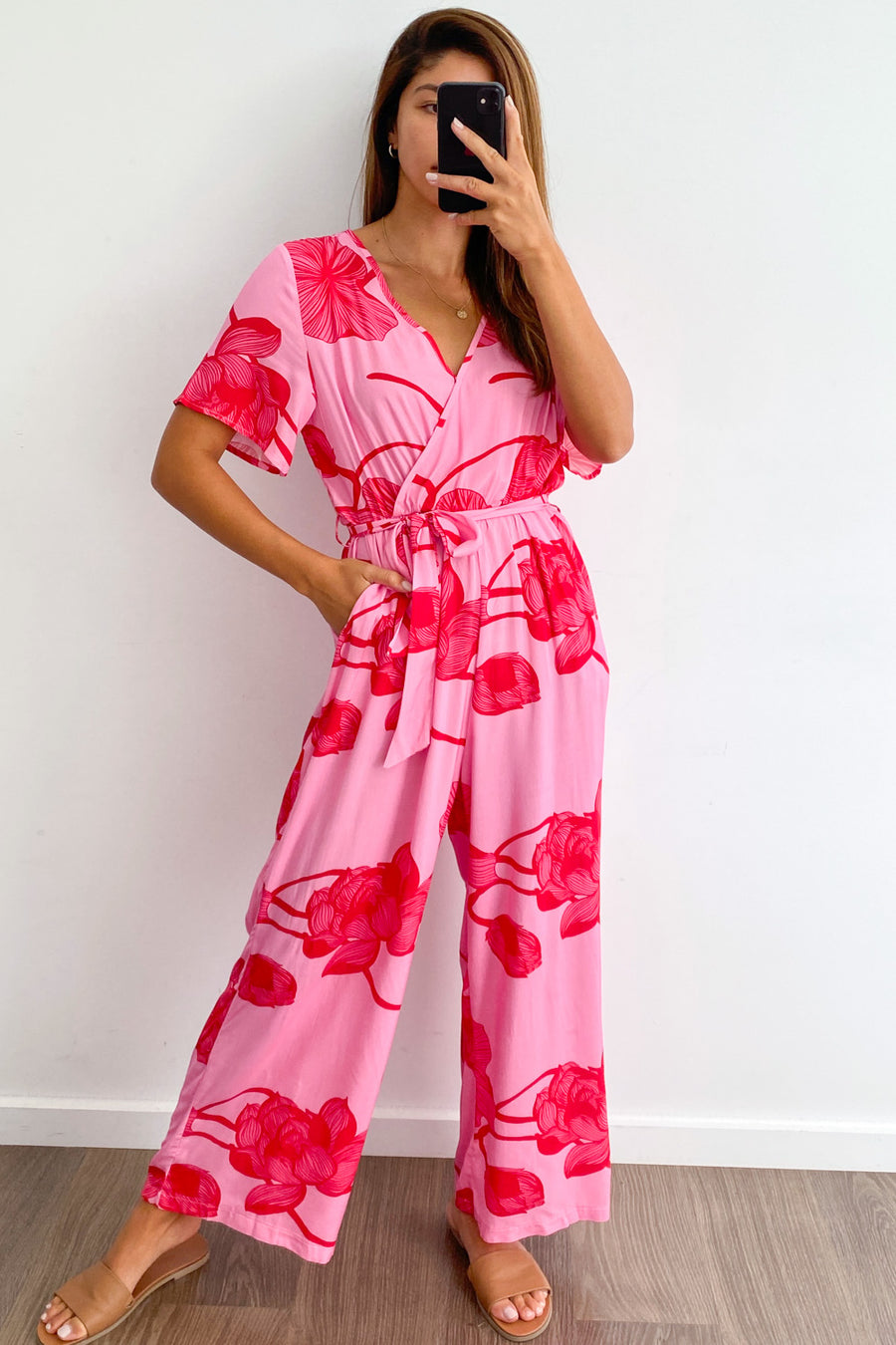 Pink Red Floral