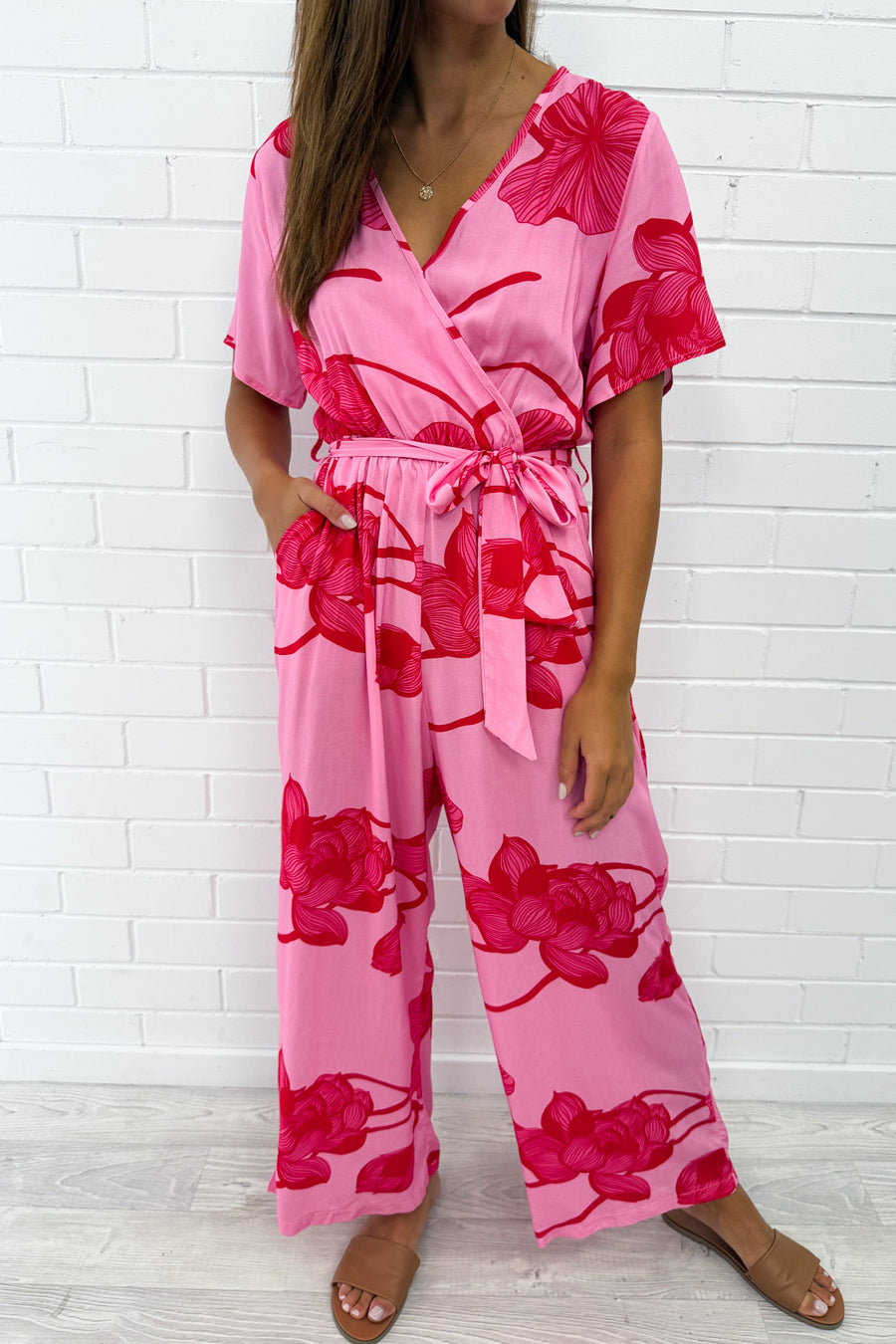 Pink Red Floral