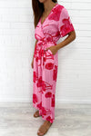 Pink Red Floral