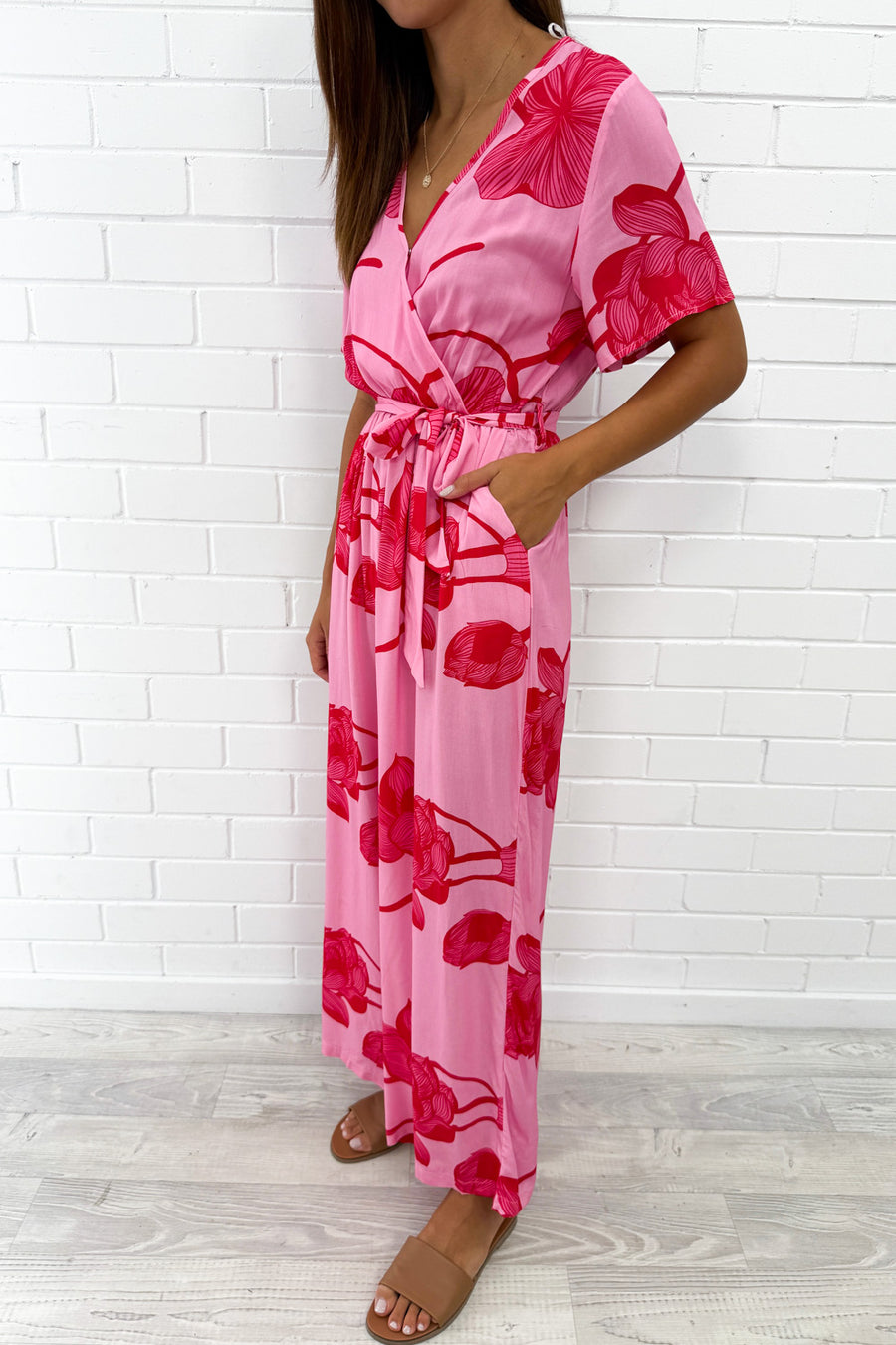 Pink Red Floral