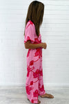 Pink Red Floral