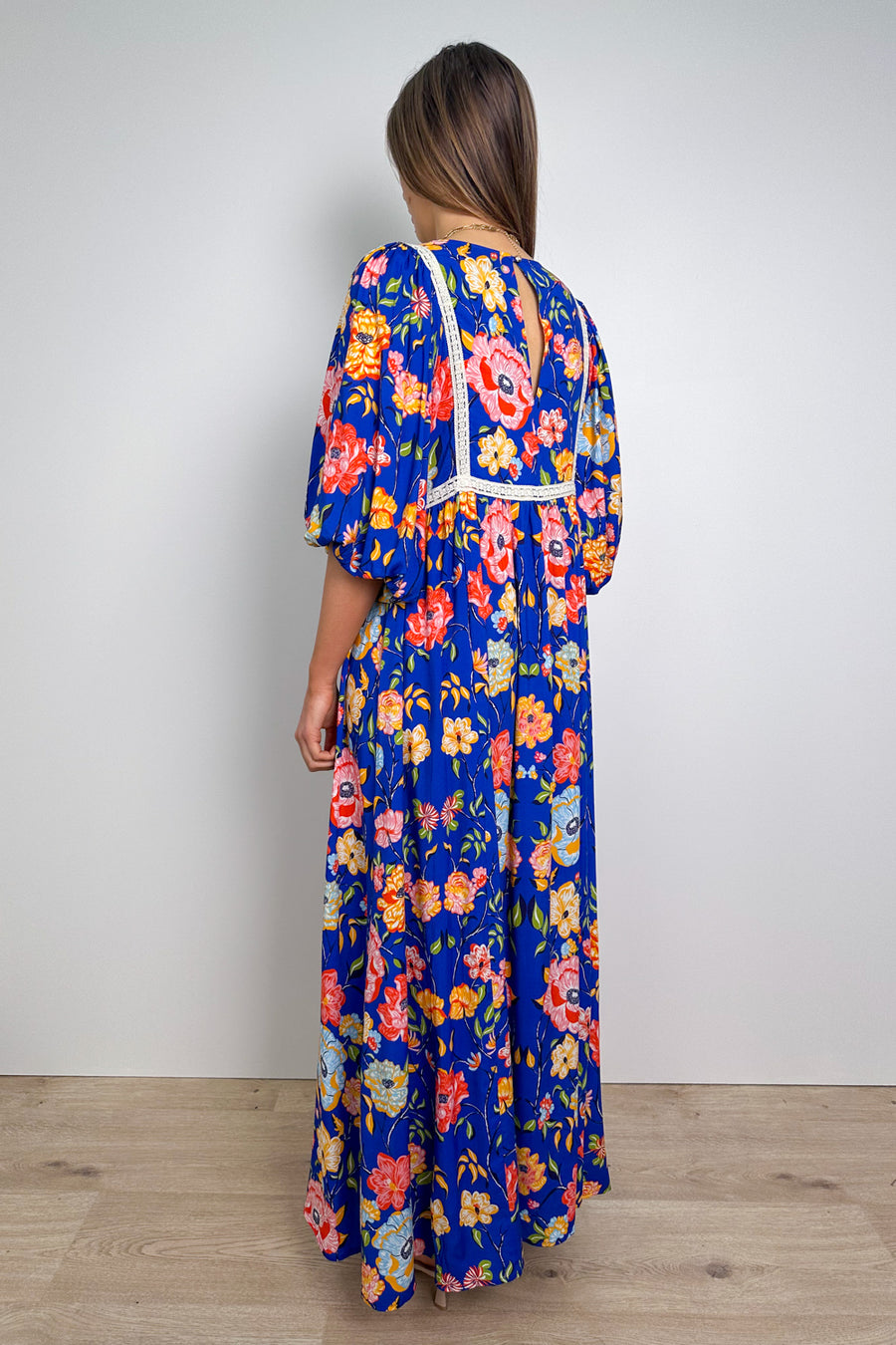 Royal Blue Floral