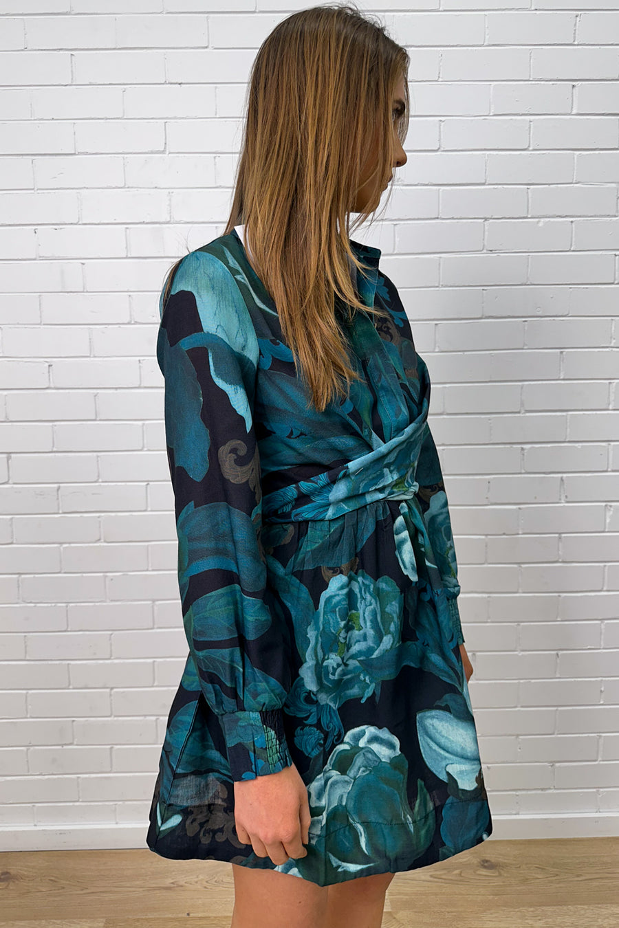 Teal Print