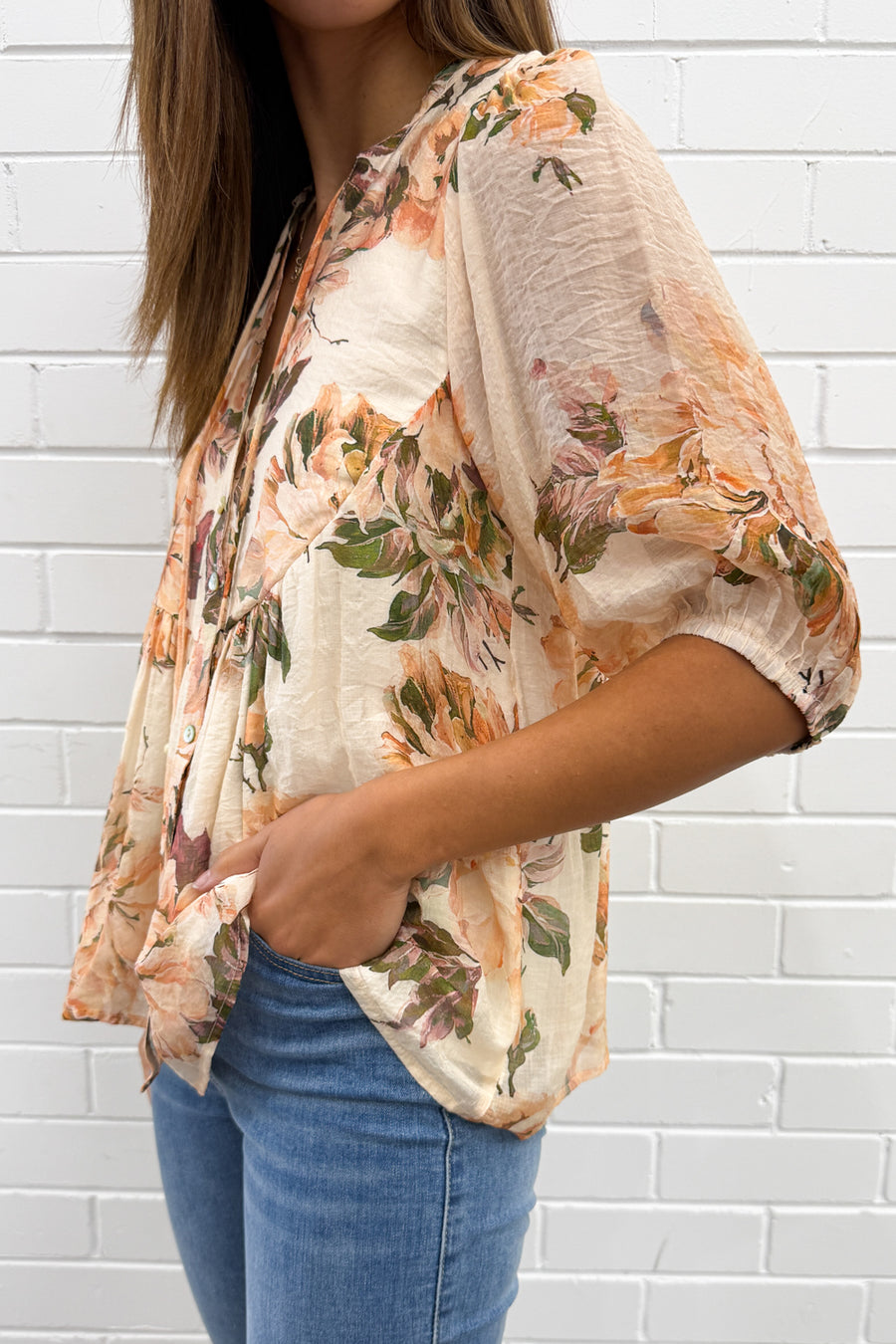 Peach Floral