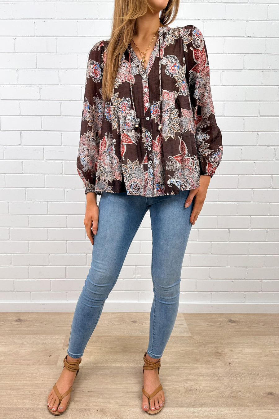Chocolate Paisley
