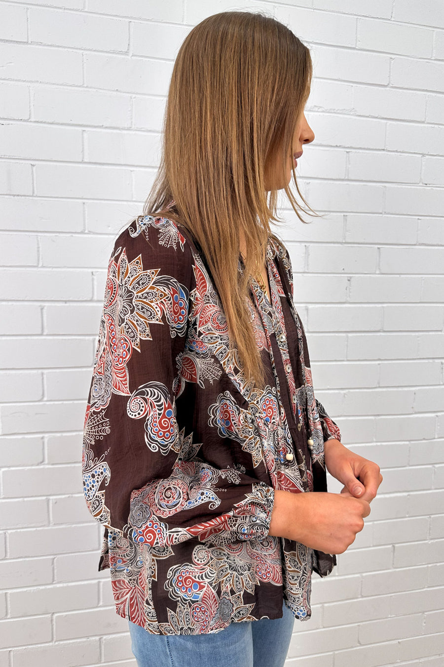 Chocolate Paisley