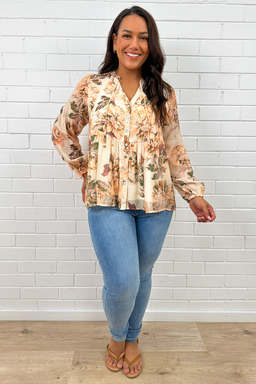 Peach Floral