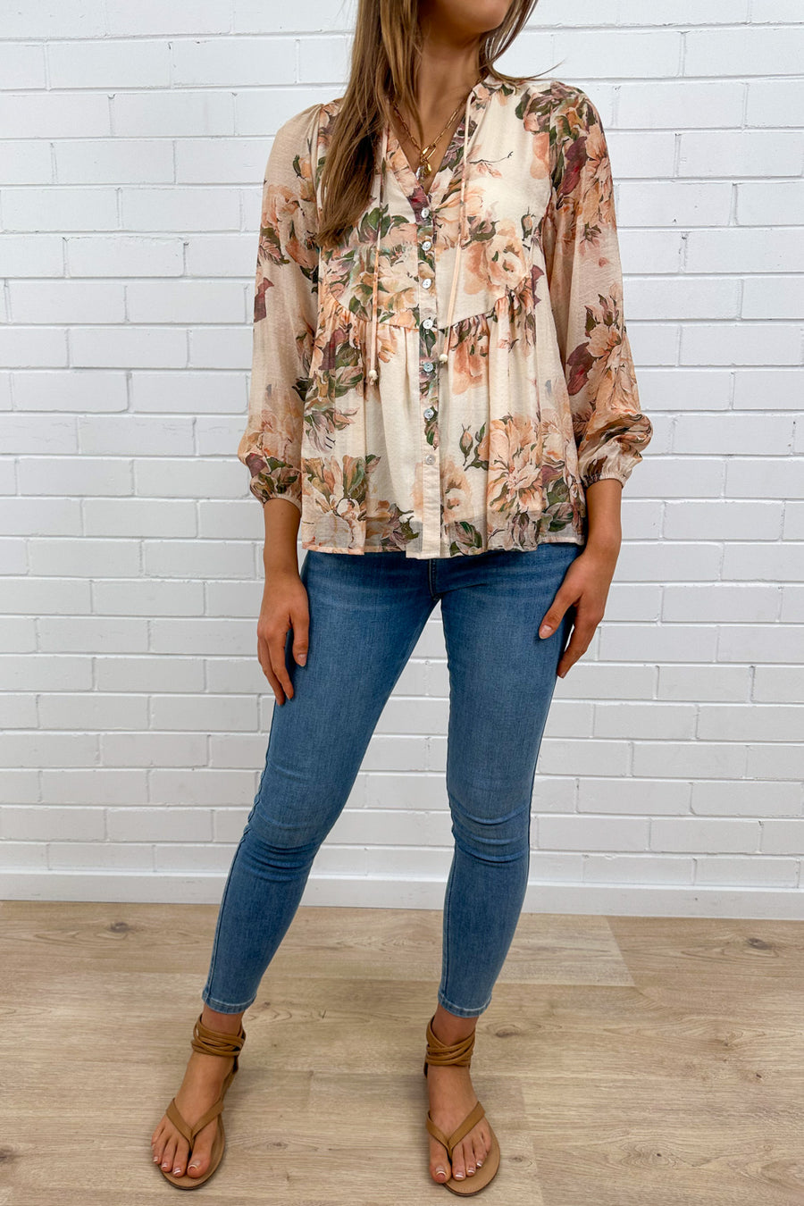 Peach Floral