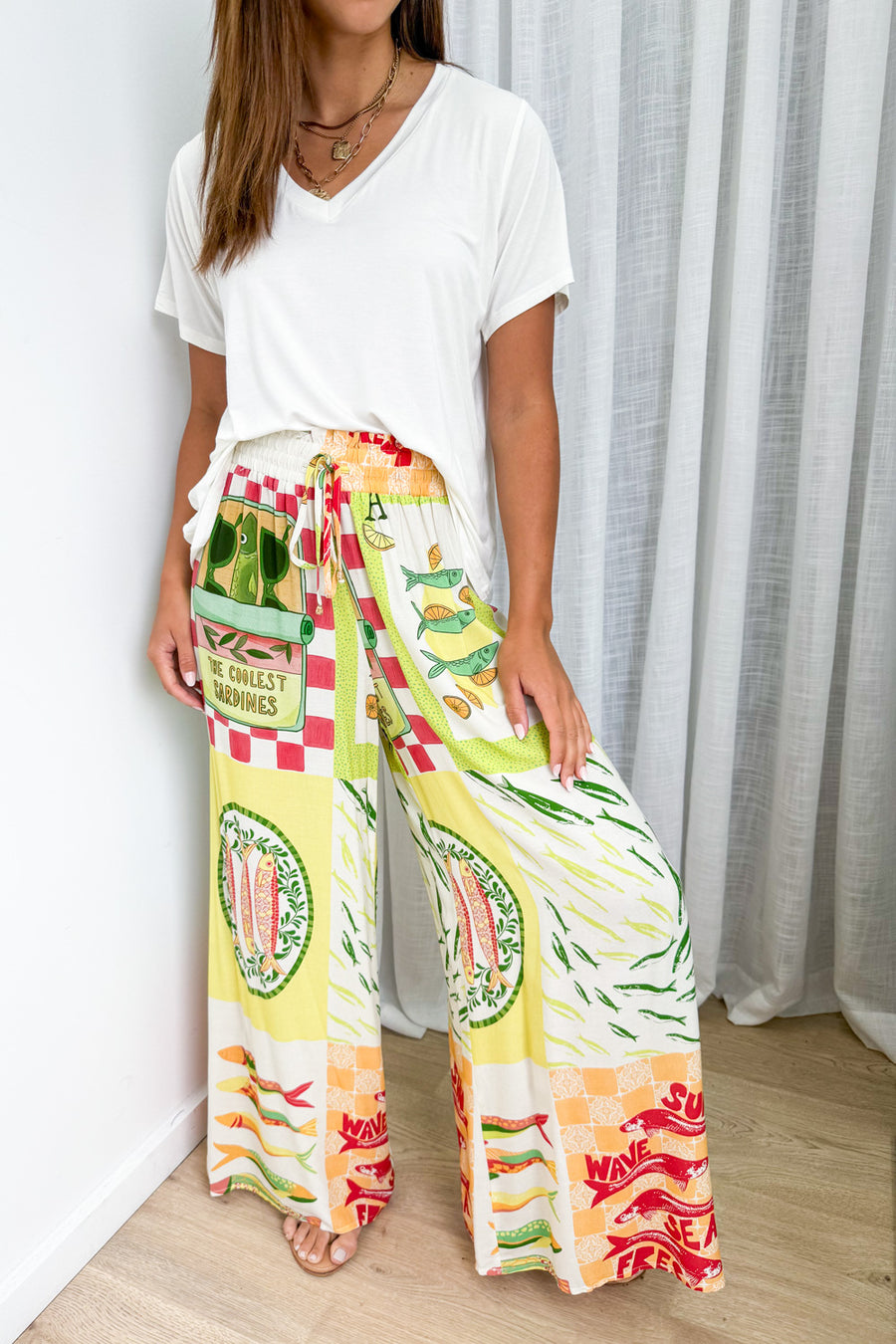 Chartreuse Multi Print