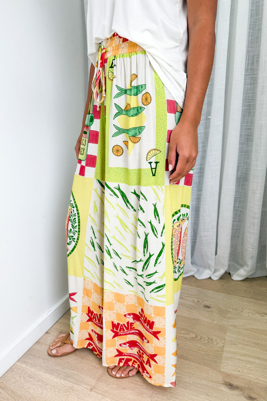 Chartreuse Multi Print