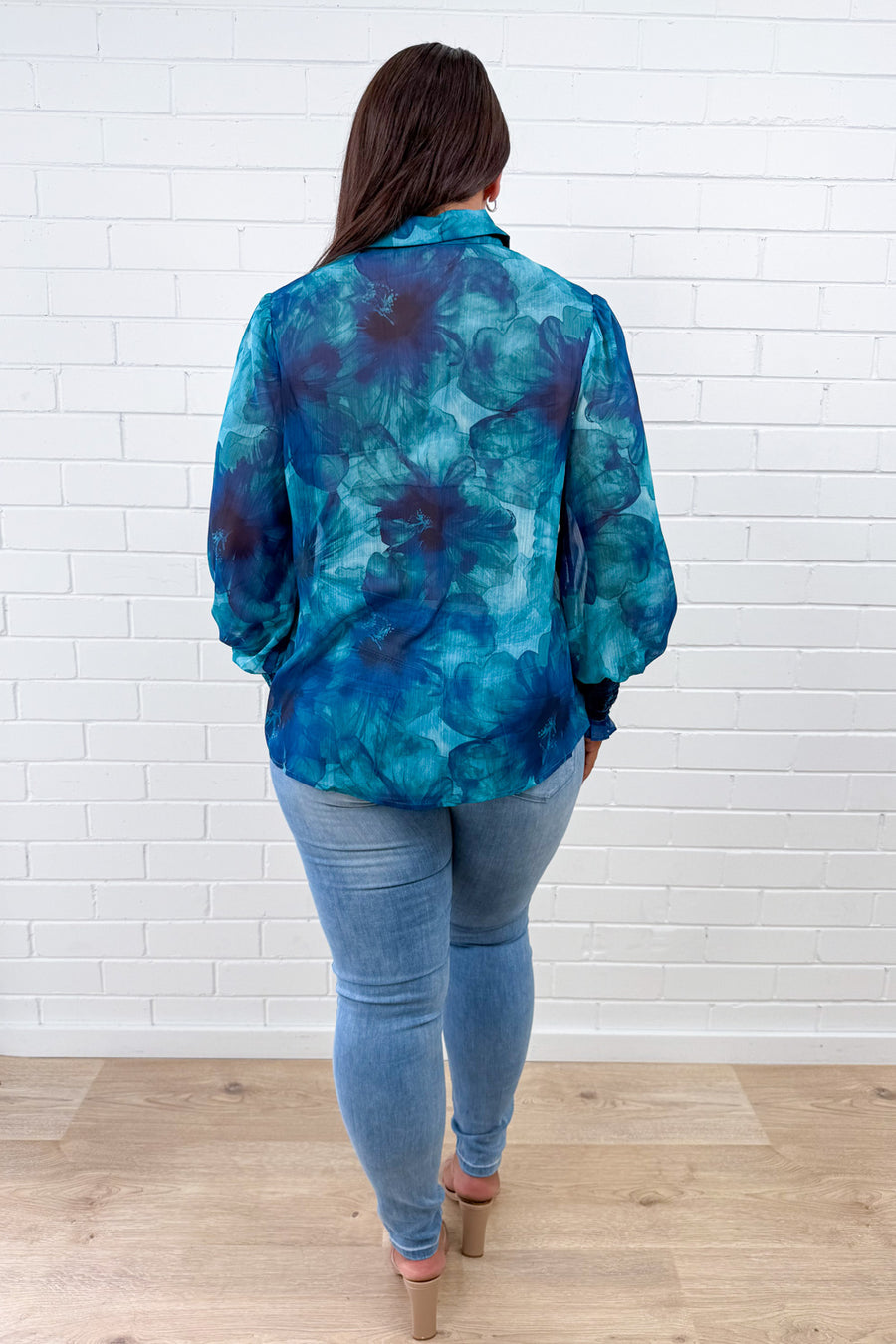 Teal Floral